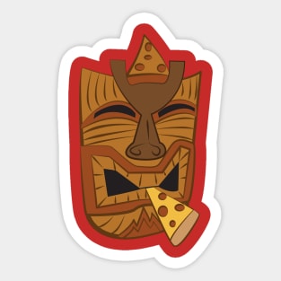 The Pizza Tiki Sticker